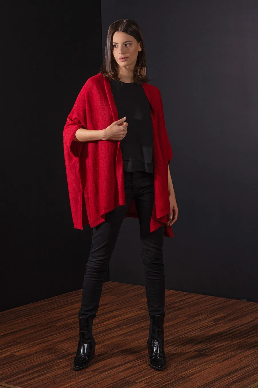 Tandem Cape Royal Alpaca Color Rosso