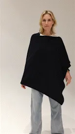 THE CLASSIC PONCHO | Black