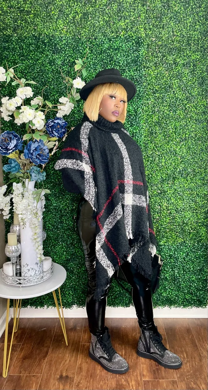 The "Penelope" Turtleneck Poncho