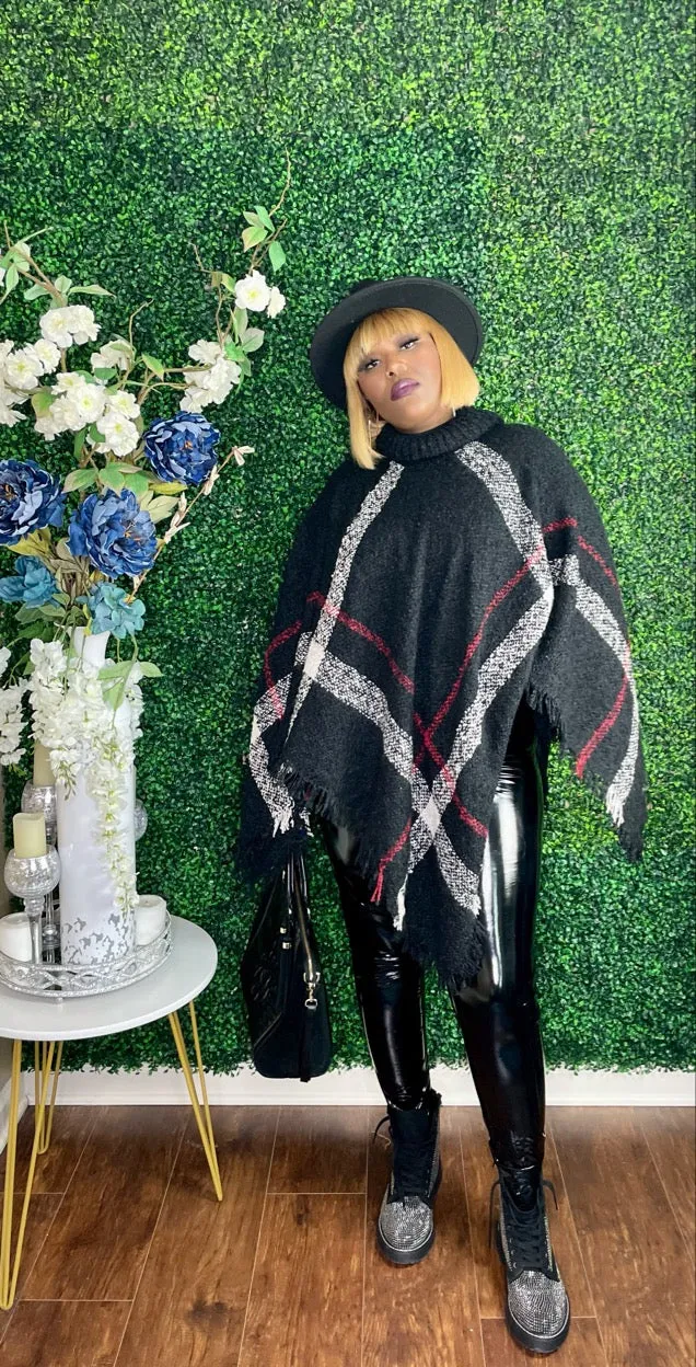 The "Penelope" Turtleneck Poncho