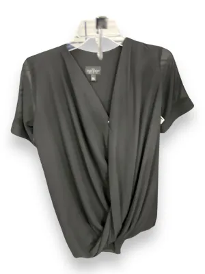 Tunic 3/4 Sleeve By Topshop In Black, Size: 0