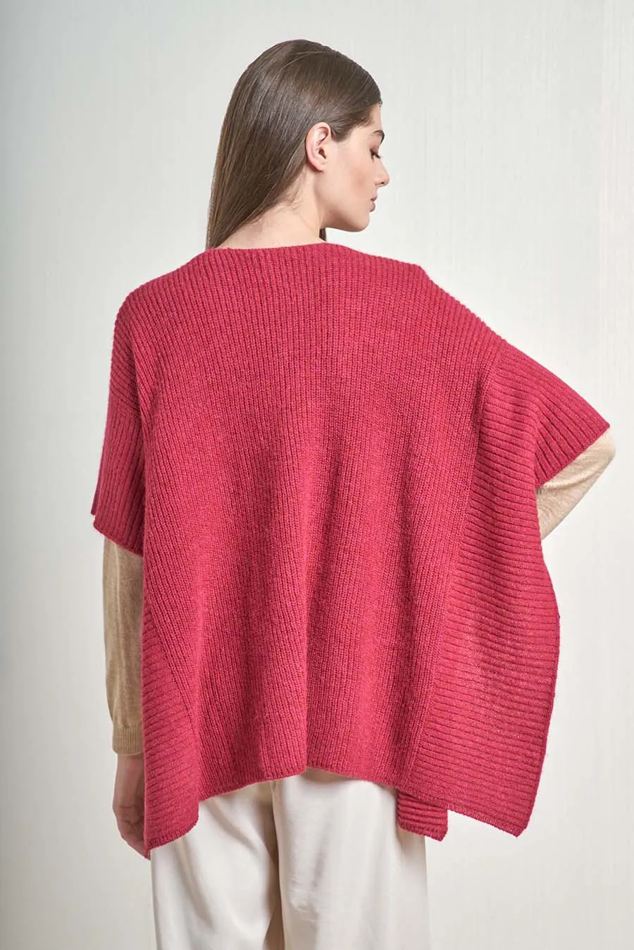 Umpala Poncho Baby Alpaca Color Marylin