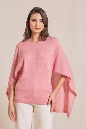 Vaya Poncho Baby Alpaca Color Peonia