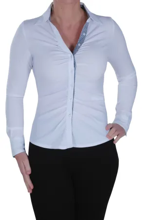 Vivian Office Ruched Shirt