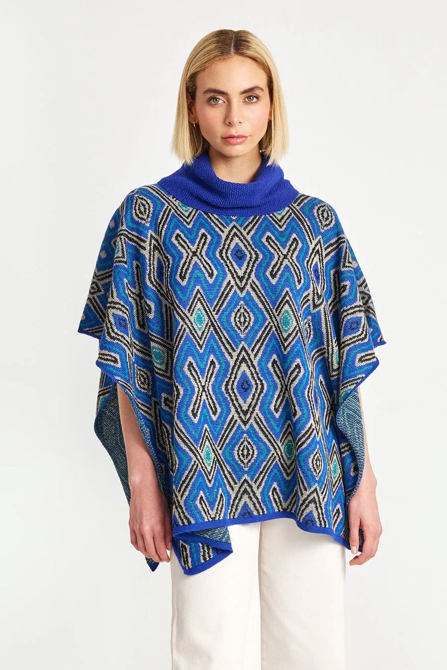 Wakosky Poncho Baby Alpaca Color Atitlan