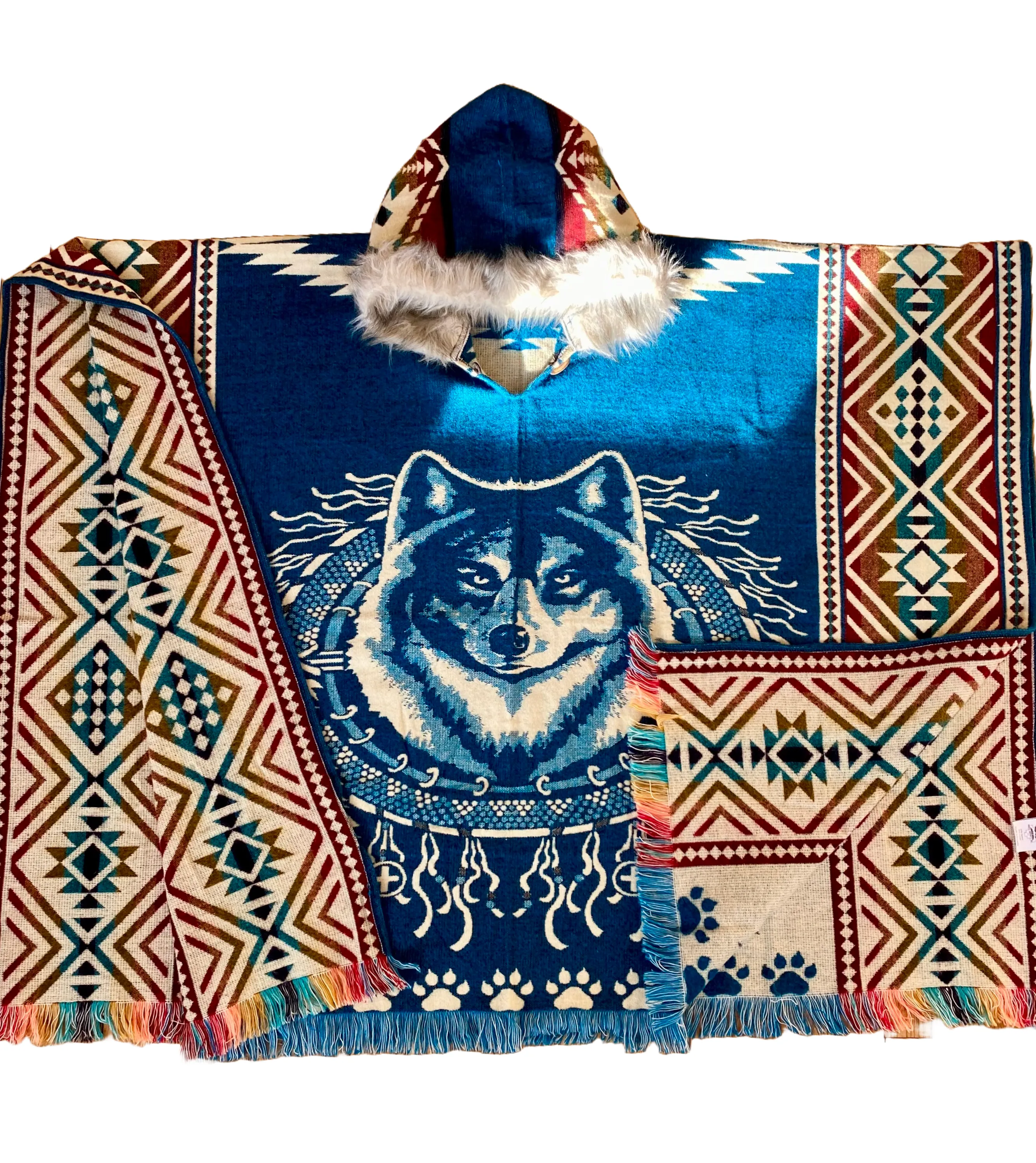 Wolf poncho