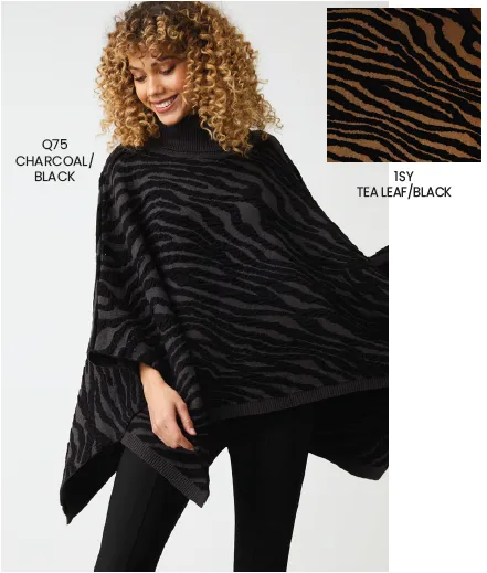 ZEBRA PONCHO